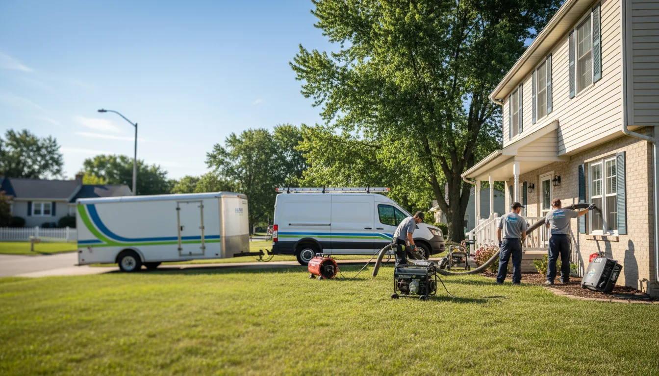 Flooded Basement Restoration And Cleanup With Repair in Forest City, IA near me